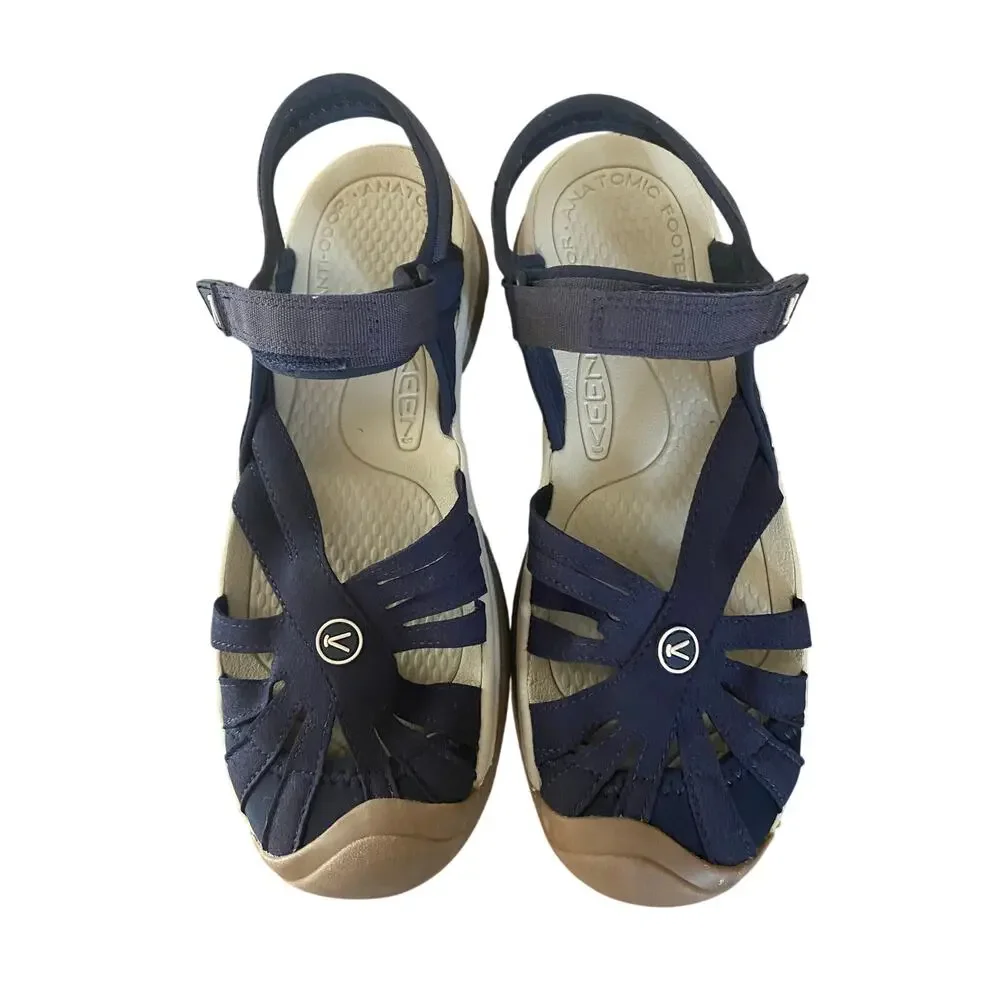 Keen Rose Sandal Navy Outdoor Adventure Hiking Summer Camping Women’s Size 9